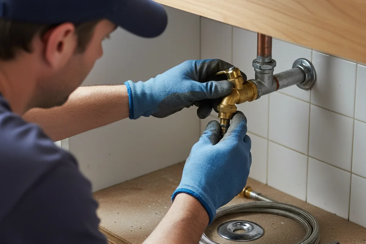 Shutoff valve and fitting work during Repiping in Premier